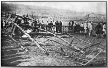 Remains of German Gotha bomber shot down at Chateau Thierry