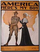 Sheet music to "America Here's My Boy"