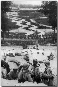 Zigzag trenches in Champagne