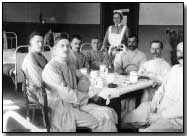 Hospitalized German soldiers