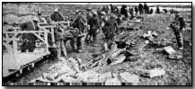 Canadians removing wounded from Vimy Ridge