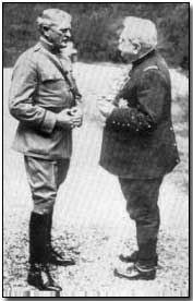 Pershing with Joseph Joffre