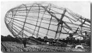 Framework of a Zeppelin shot down over England, 23 Sep 1916