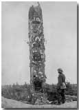 German observation post disguised as a tree