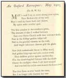 "An Oxford Retrospect: May 1915" by Dynely Hussey