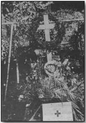 Cavell's grave in the Tir Nationale